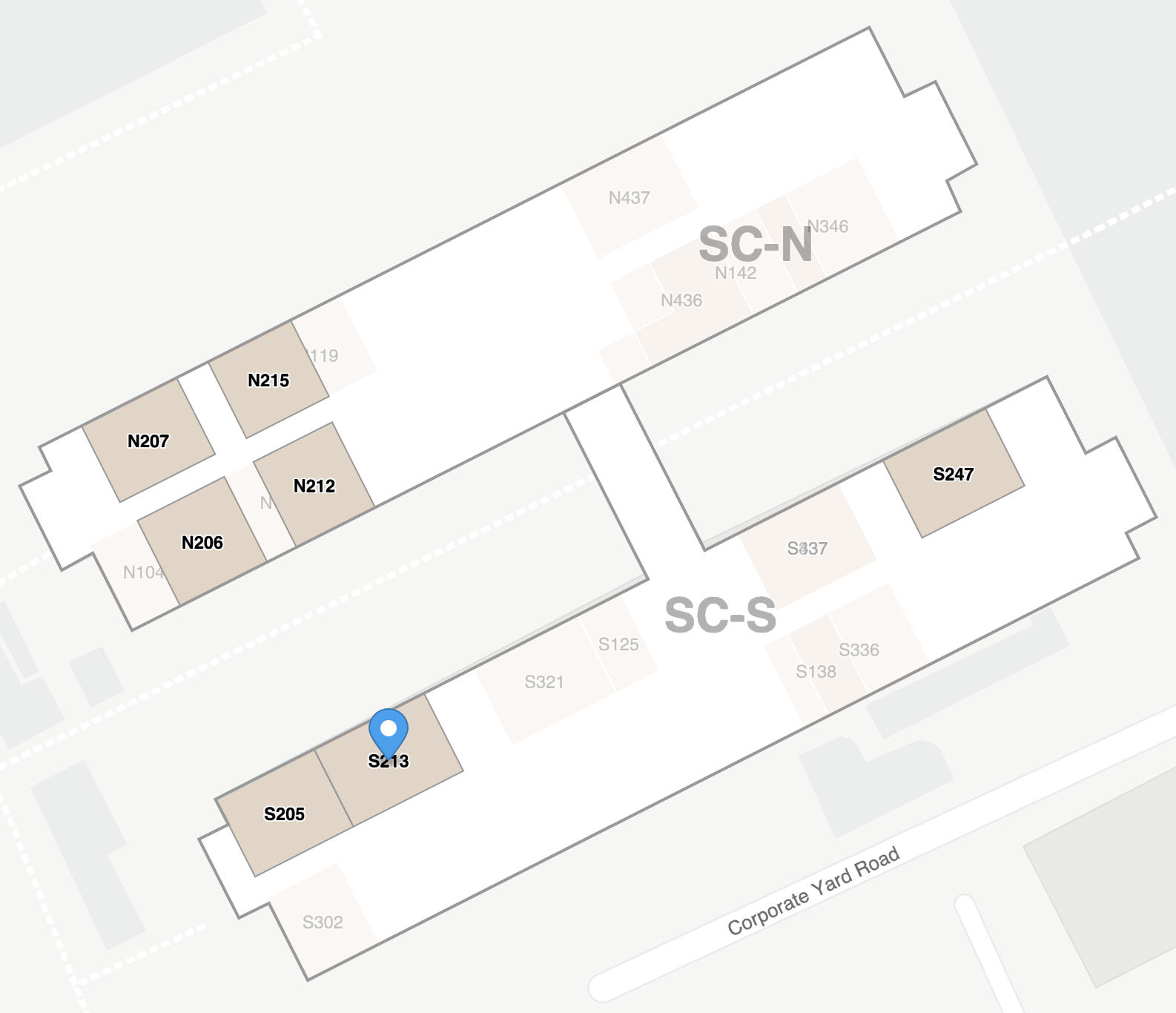 CSU East Bay Science Buildings 2nd floor map