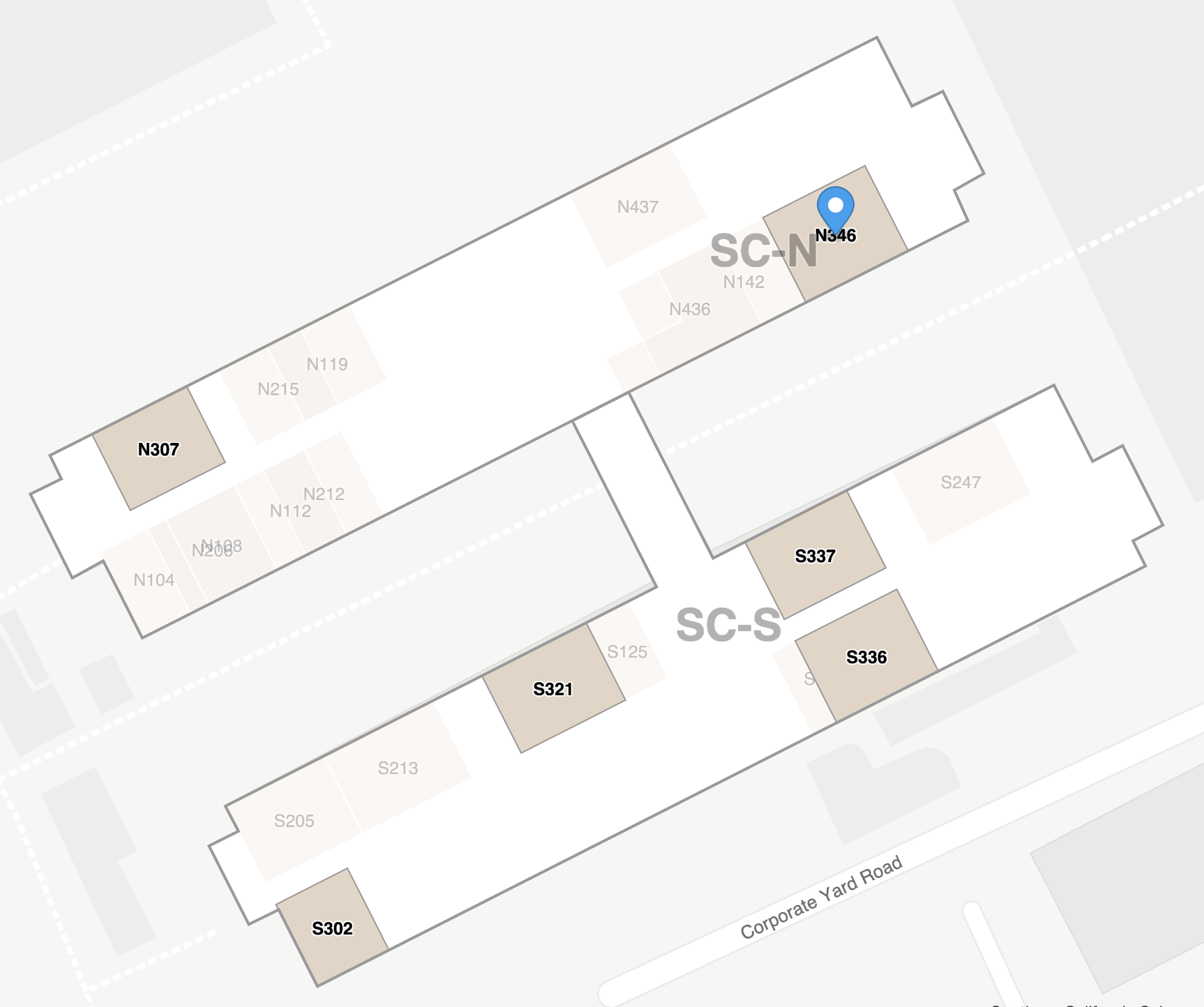 CSU East Bay Science Buildings 3rd floor map