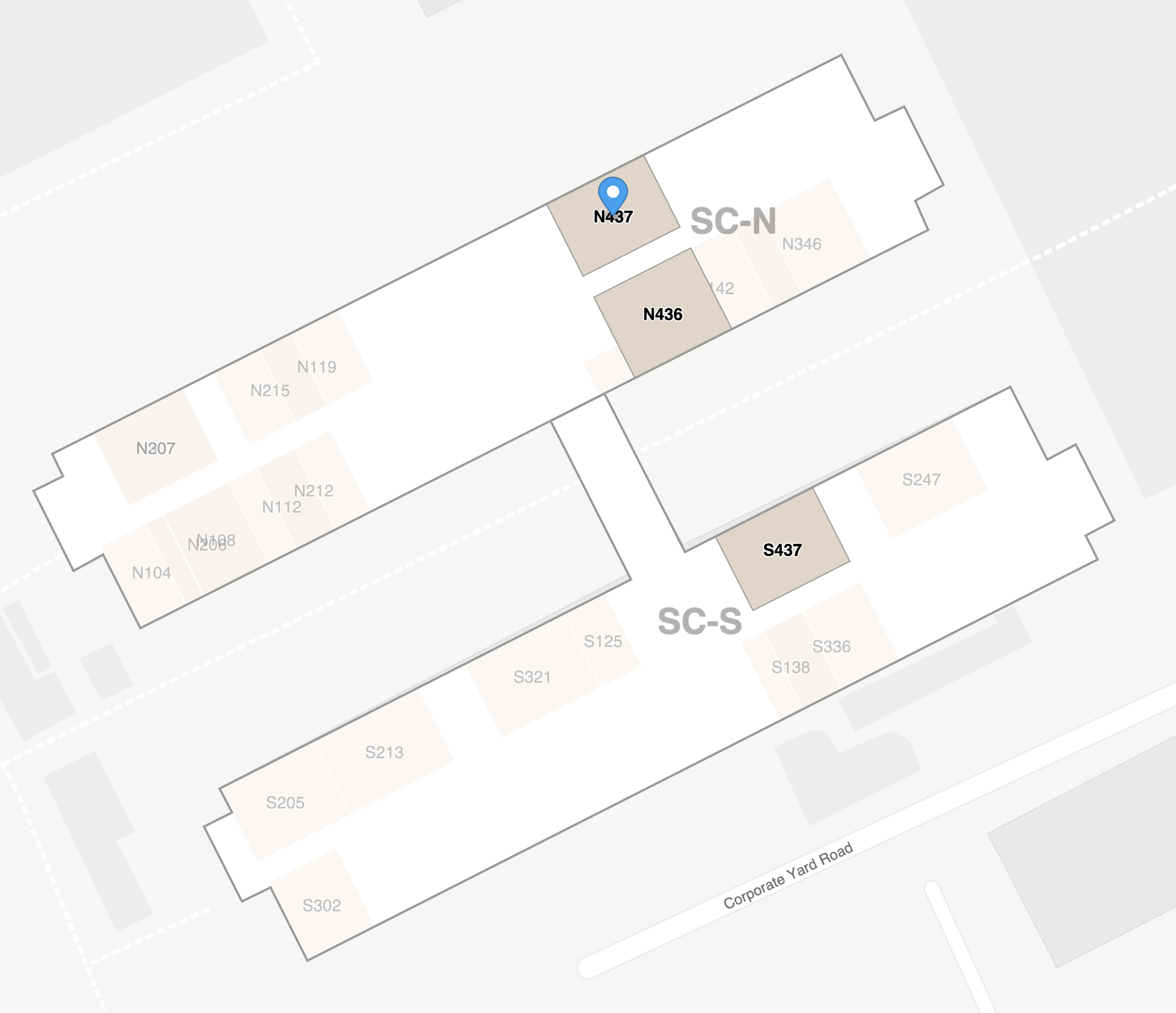 CSU East Bay Science Buildings 4th floor map